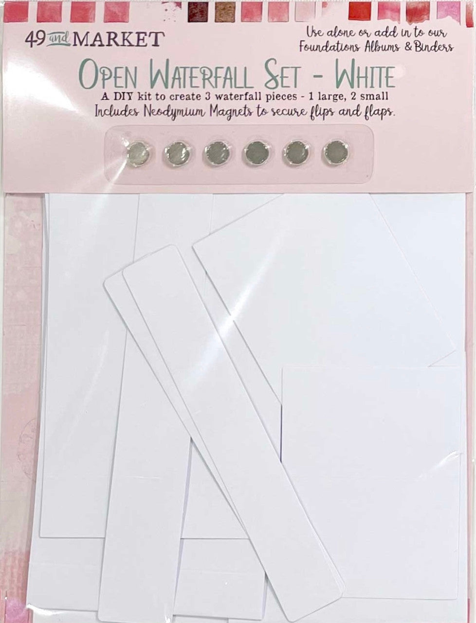 49 en Market Foundations Open Waterval Set - Wit